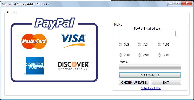 download paypal money adder hack software free no survey software
